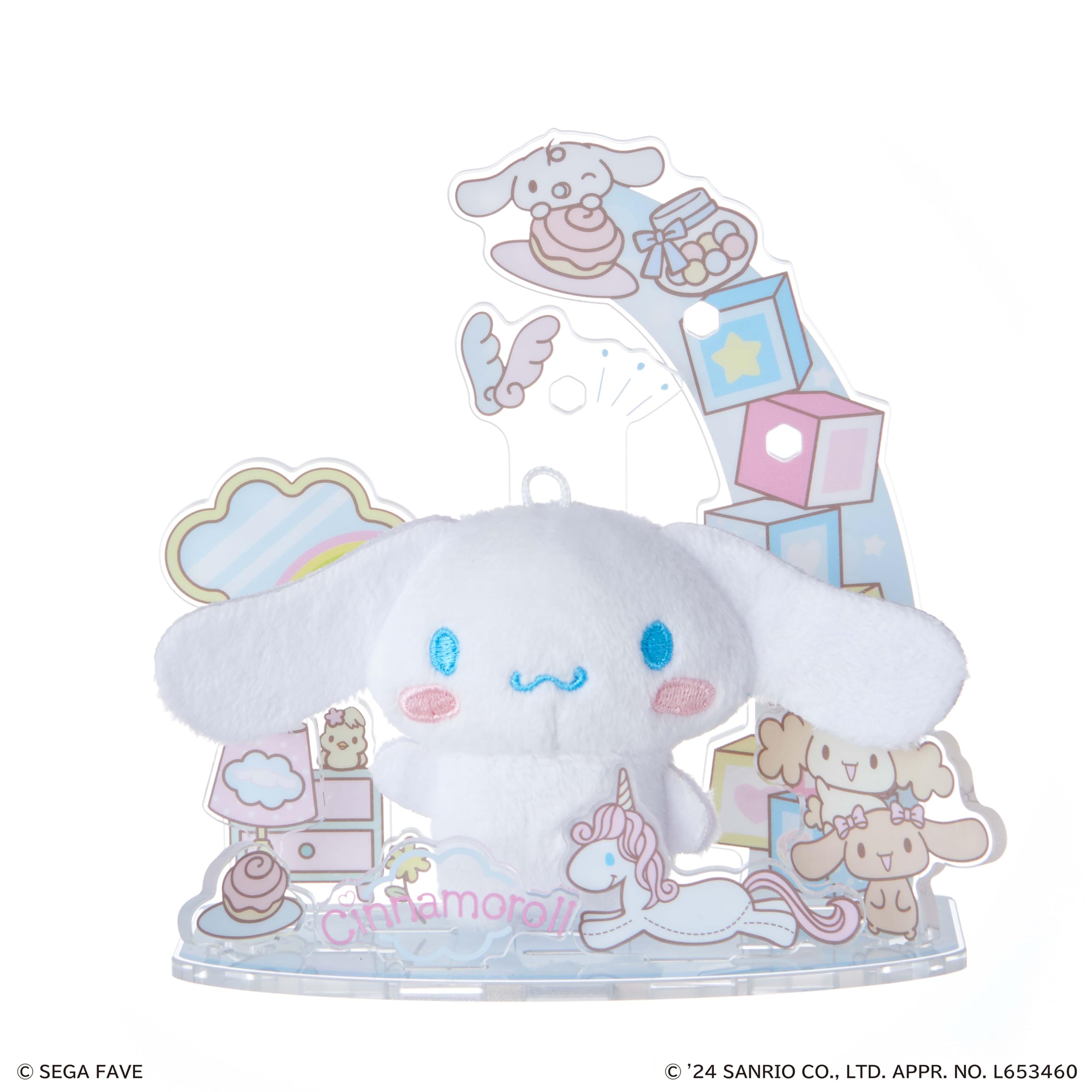 Sega Fave Acrylic Plush Sanrio Cinnamoroll - Soft Collectible Toy- Japan Figure Store - #1 Bring To You The Best Japanese Goods