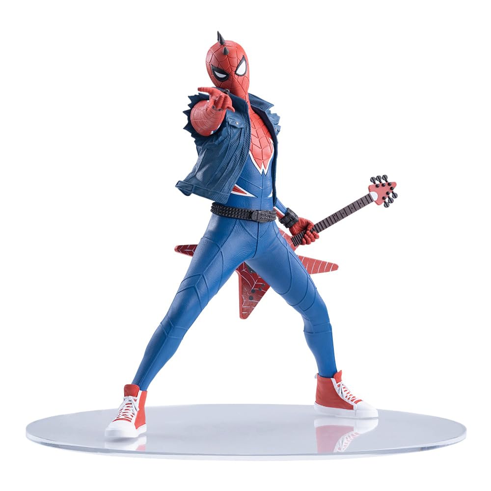 Figurine de collection Luminasta Spiderpunk de Sega Marvel Comics