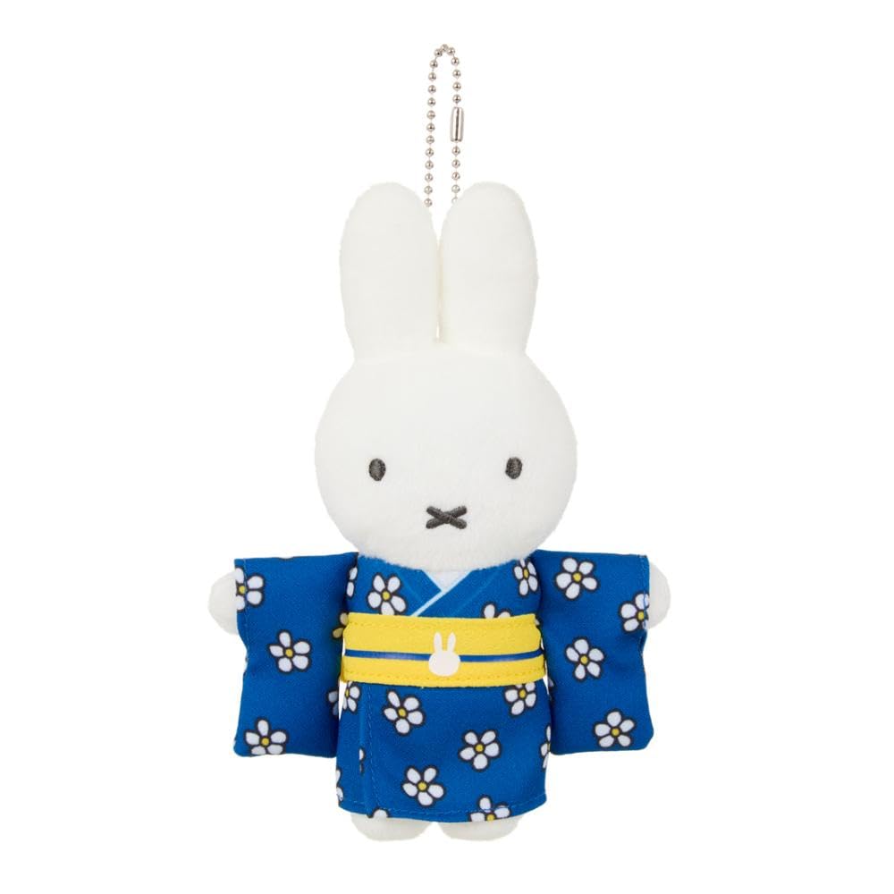 Sekiguchi Japanesque Miffy Kimono Keychain Floral Pattern 608669
