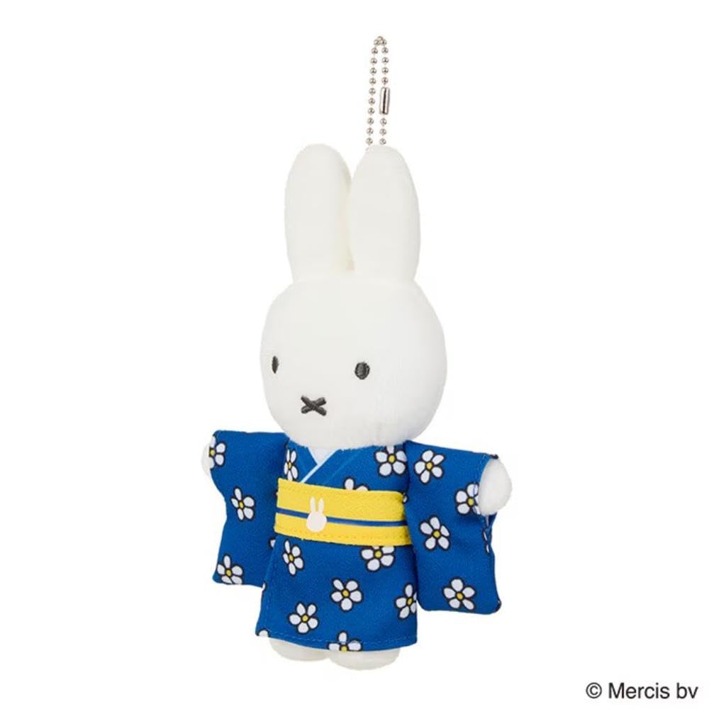 Sekiguchi Japanesque Miffy Kimono Keychain Floral Pattern 608669