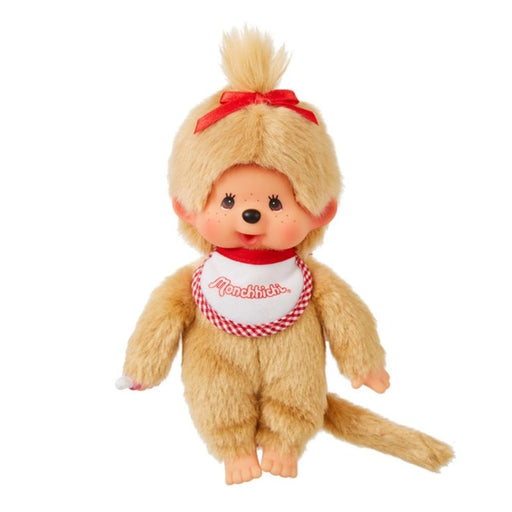 Sekiguchi Monchhichi Premium Small Beige Girl Doll H21.5 x W13 x D7.5cm