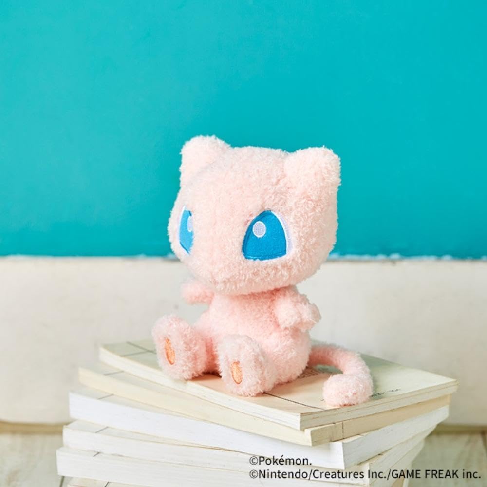Sekiguchi Pokemon Fluffy Petite Mew Plush Toy H15xW11xD9 672189