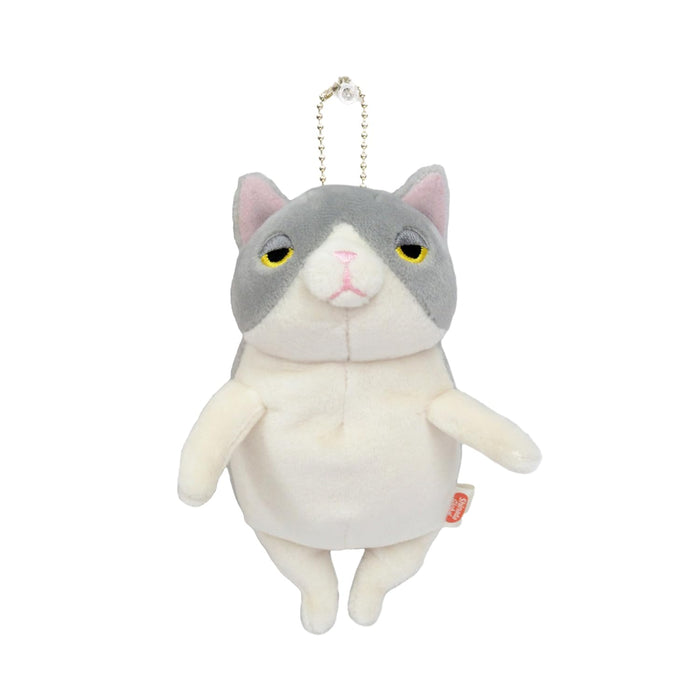 Shinada Global Mochi Neko Hachiware Mini Gray Plush Cat 7x5x14 cm - Mone-0088Hg- Japan Figure Store - #1 Bring To You The Best Japanese Goods