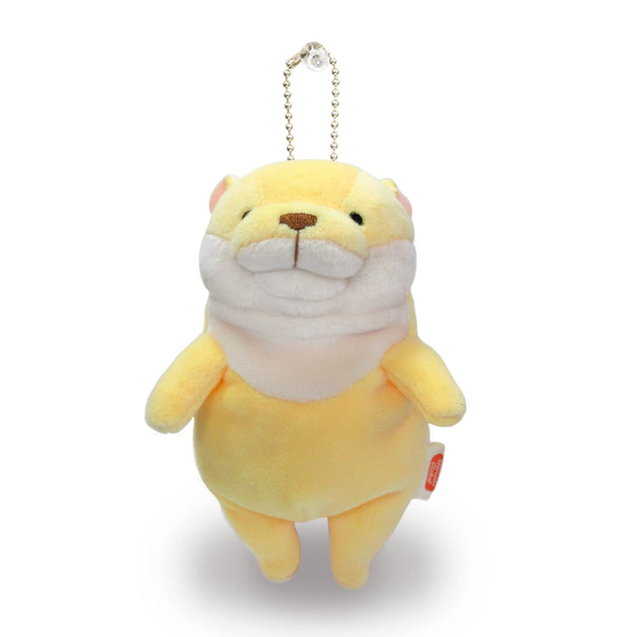 Shinada Global Mini Mochi Otter Plush Toy 7x5x14cm Banana Colour - Mokw-0088Bn- Japan Figure Store - #1 Bring To You The Best Japanese Goods