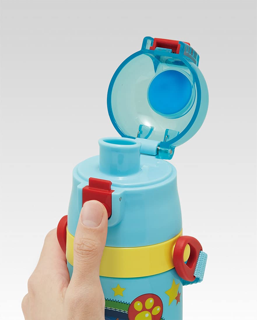 Skater Kids 2-Way Stainless Steel Paw Patrol Water Bottle and Cup 430ml- Japan Figure Store - #1 Bring To You The Best Japanese Goods