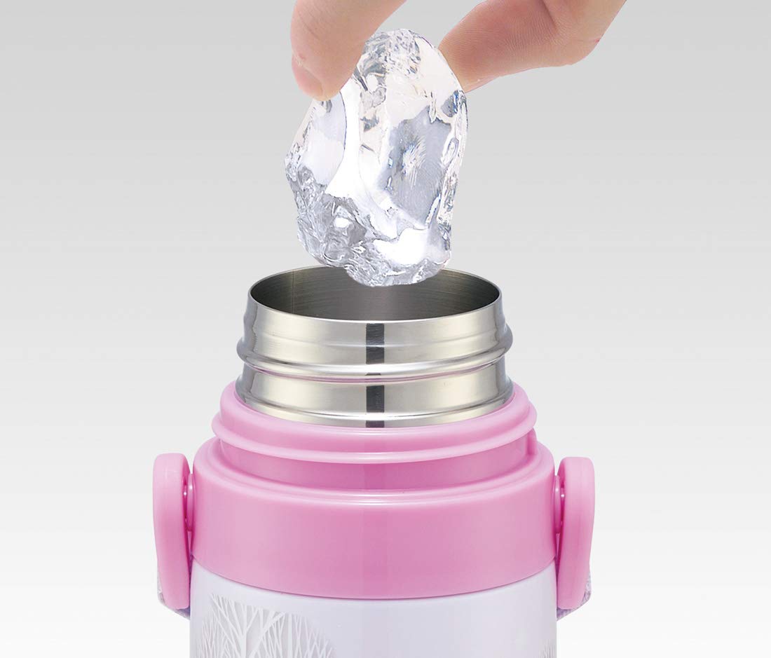 Skater Disney Frozen 2 Stainless Steel Kids Water Bottle with Cup 430ml - SKDC4-A- Japan Figure Store - #1 Bring To You The Best Japanese Goods