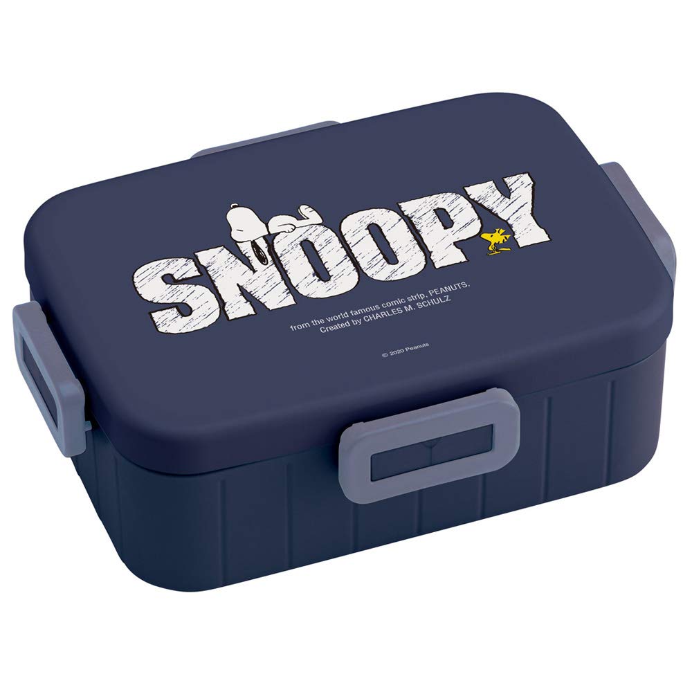 Skater Large Capacity 900ml 1-Tier Snoopy Lunch Box with 4-Point Lock - YZFL9- Japan Figure Store - #1 Bring To You The Best Japanese Goods