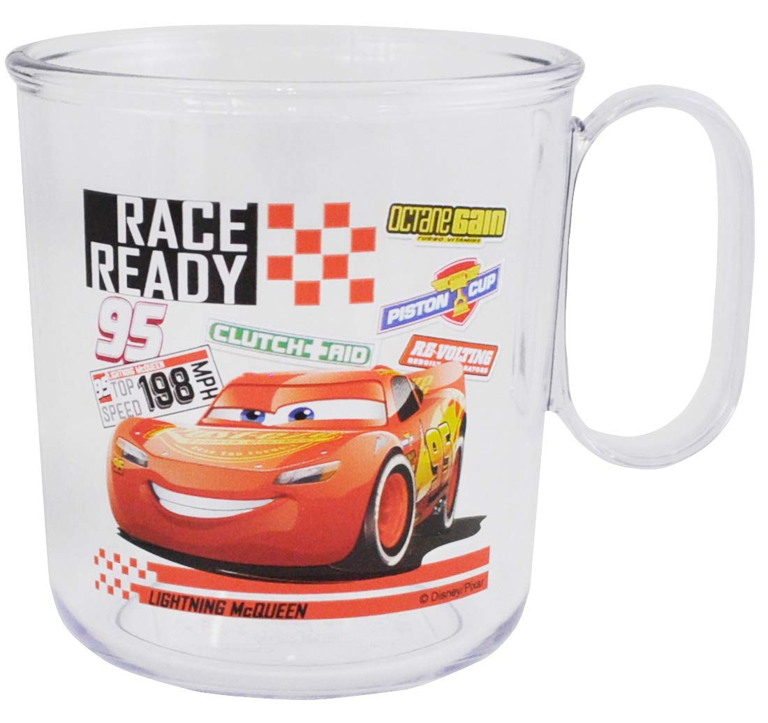 Skater Disney Cars Antibacterial Ag+ Straw Cup with Cap Made in Japan- Japan Figure Store - #1 Bring To You The Best Japanese Goods