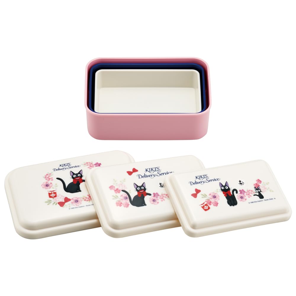Skater Antibacterial Sealable Storage Containers Set of 3 - Kiki's Delivery Service- Japan Figure Store - #1 Bring To You The Best Japanese Goods