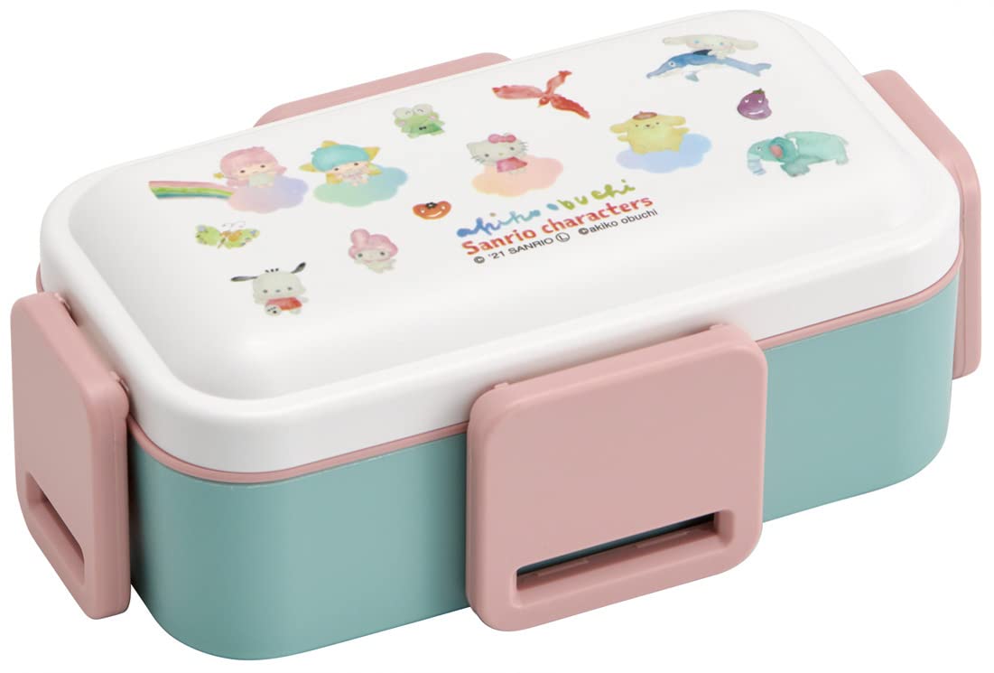 Skater 2-Tier Lunch Box 600ml Sanrio Characters Antibacterial Dome Lid Made in Japan- Japan Figure Store - #1 Bring To You The Best Japanese Goods