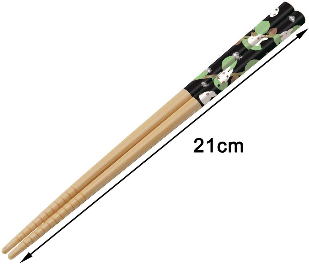 Skater 21cm Bamboo Safety Chopsticks - Totoro Ghibli Little Totoro Design- Japan Figure Store - #1 Bring To You The Best Japanese Goods