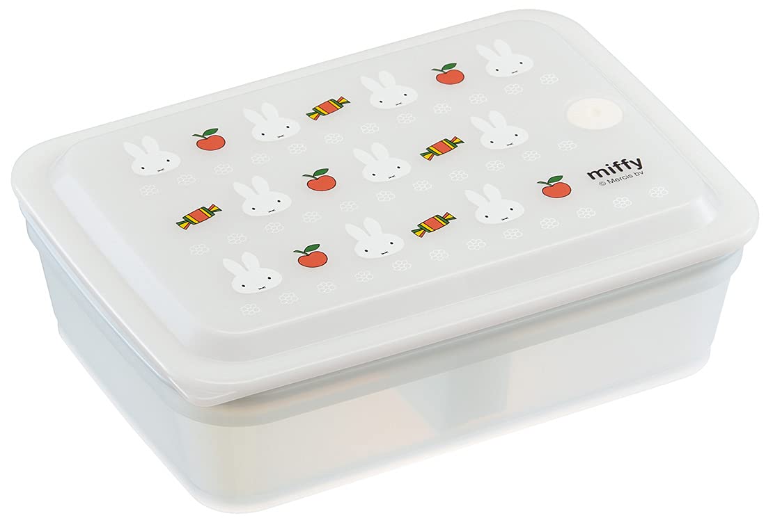 Skater Miffy 1-Tier Bento Box 850ml Ag+ Antibacterial Gasket - Soft Serving Pas9Ag-A- Japan Figure Store - #1 Bring To You The Best Japanese Goods