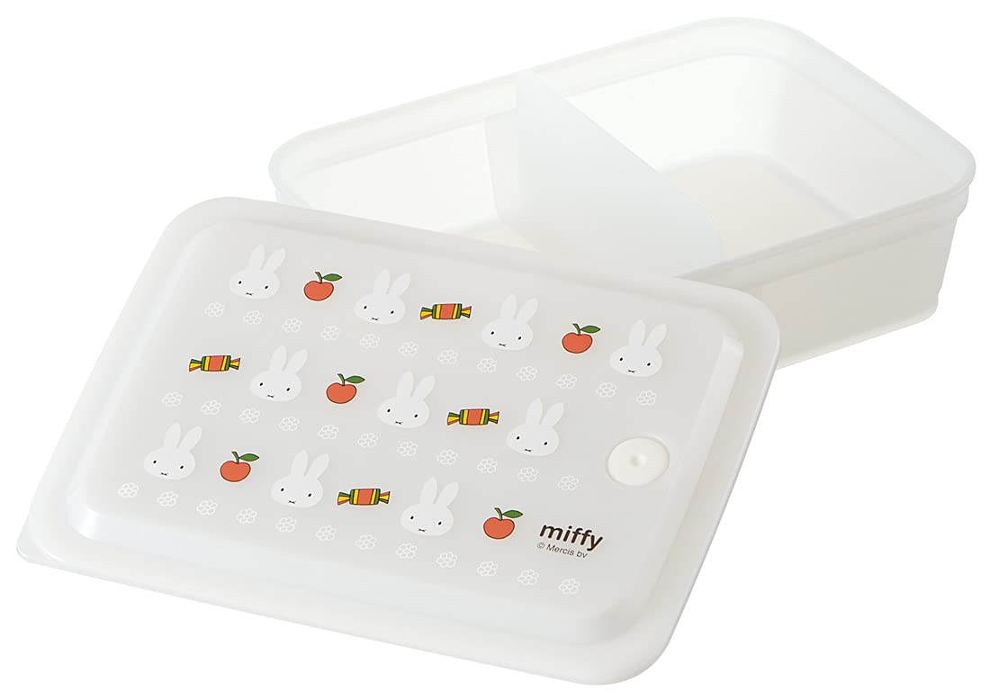 Skater Miffy 1-Tier Bento Box 850ml Ag+ Antibacterial Gasket - Soft Serving Pas9Ag-A- Japan Figure Store - #1 Bring To You The Best Japanese Goods