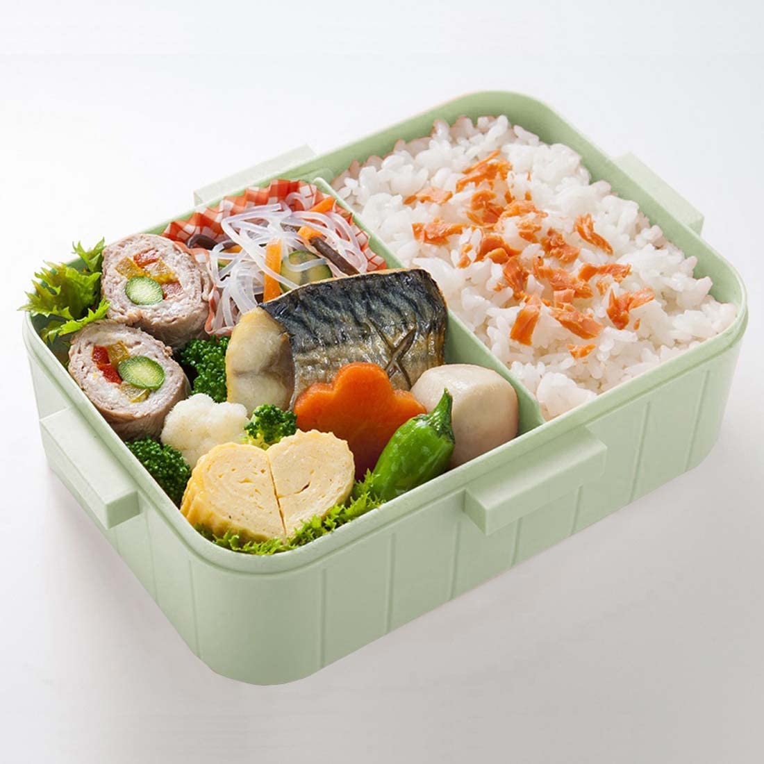 Skater Dull Green 650ml Bento Box for Women 4-Point Lock Made in Japan Yzfl7Ag-A- Japan Figure Store - #1 Bring To You The Best Japanese Goods
