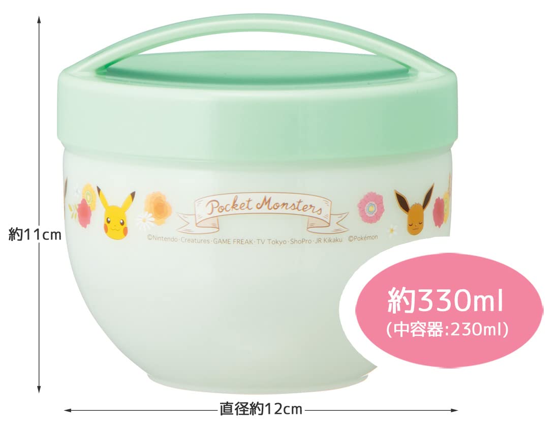 Skater Pokemon Antique Cafe 560ml Lunch Box Bowl - Premium Quality Pdn6-A- Japan Figure Store - #1 Bring To You The Best Japanese Goods