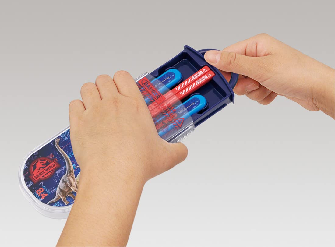 Skater Jurassic World Trio Set - Antibacterial Child's Lunch Box with Cutlery Made in Japan- Japan Figure Store - #1 Bring To You The Best Japanese Goods