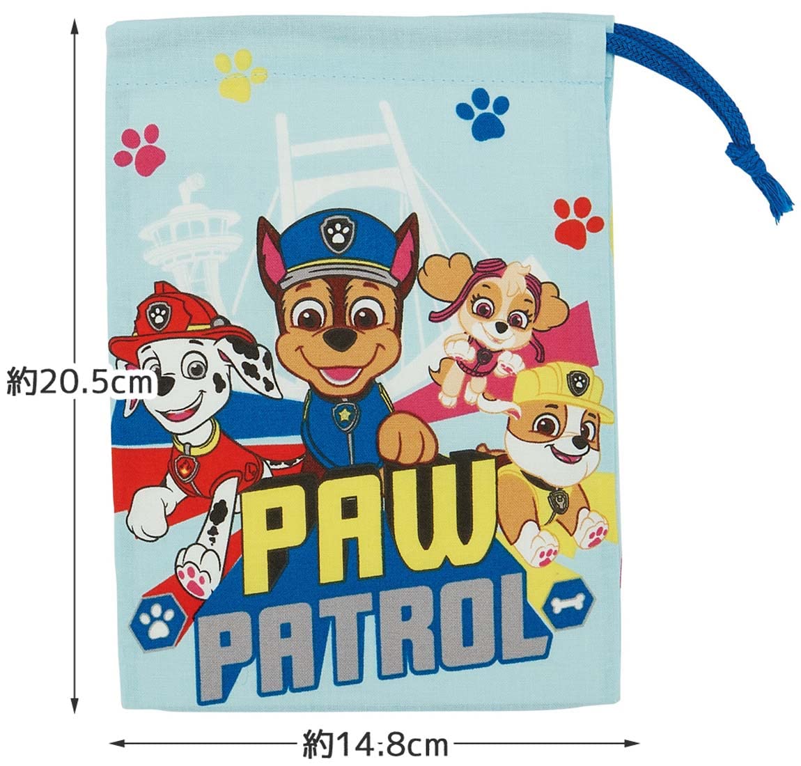 Skater Paw Patrol Kids Cup Bag 21x15cm Made in Japan - Skater KB62-A- Japan Figure Store - #1 Bring To You The Best Japanese Goods