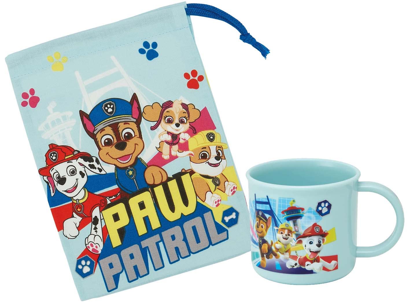 Skater Paw Patrol Kids Cup Bag 21x15cm Made in Japan - Skater KB62-A- Japan Figure Store - #1 Bring To You The Best Japanese Goods