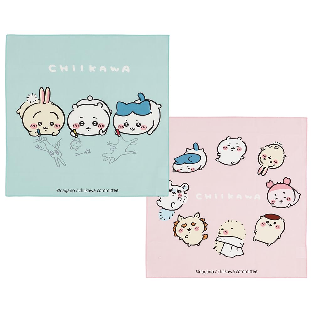 Skater Children's Cloth Lunch Box Set of 2 Chiikawa KB4WN-A Collection- Japan Figure Store - #1 Bring To You The Best Japanese Goods