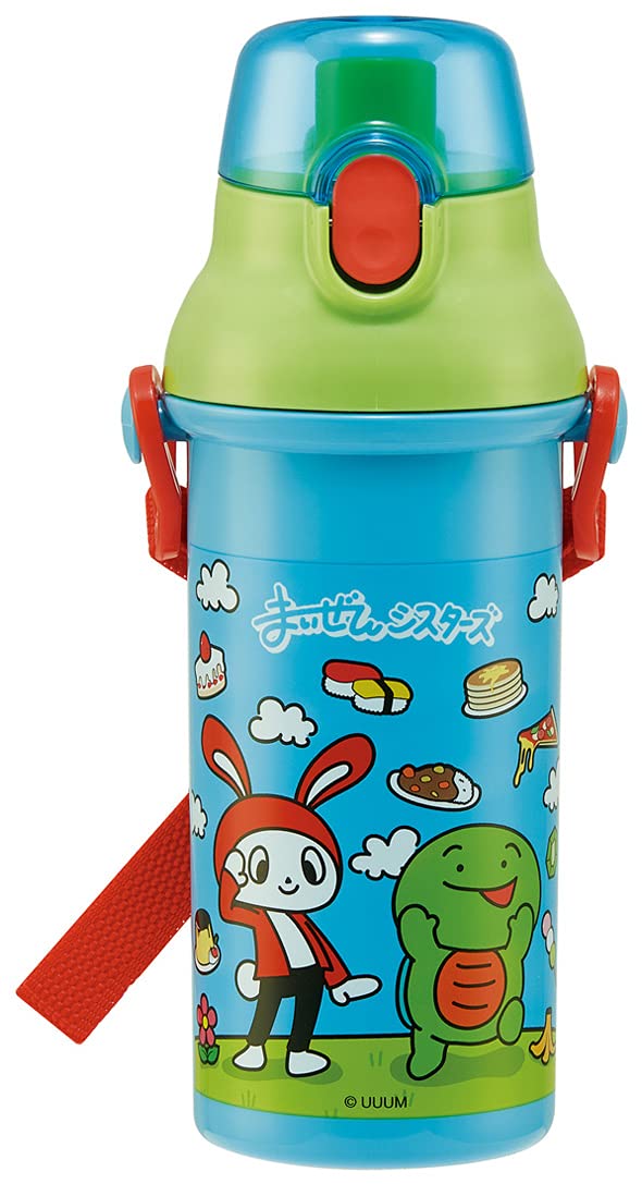 Skater Antibacterial Children's Plastic Water Bottle 480ml - Silver Ion Ag+ Maizen Sisters- Japan Figure Store - #1 Bring To You The Best Japanese Goods