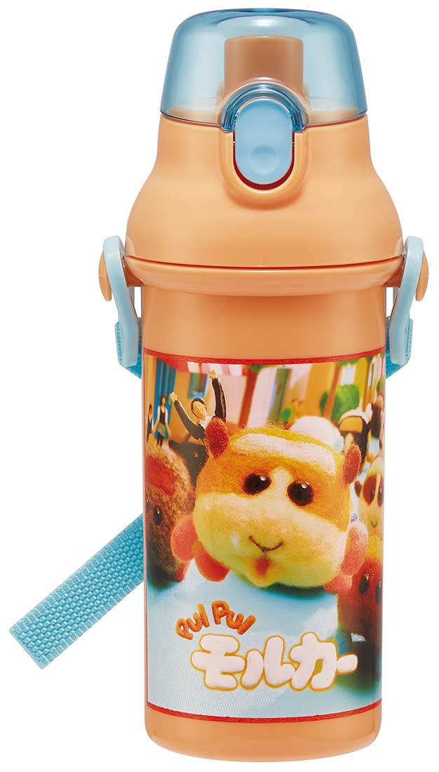 Skater Kids 480ml Water Bottle with Silver Ion Antibacterial Technology Puipui Molcar Design- Japan Figure Store - #1 Bring To You The Best Japanese Goods
