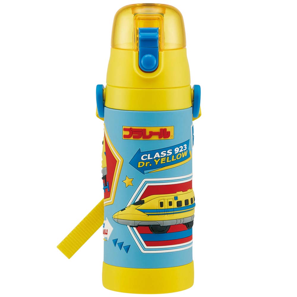 Skater Kids 480ml Stainless Steel 3D Direct Drinking Water Bottle - Boys Plarail Sdpv5-A- Japan Figure Store - #1 Bring To You The Best Japanese Goods