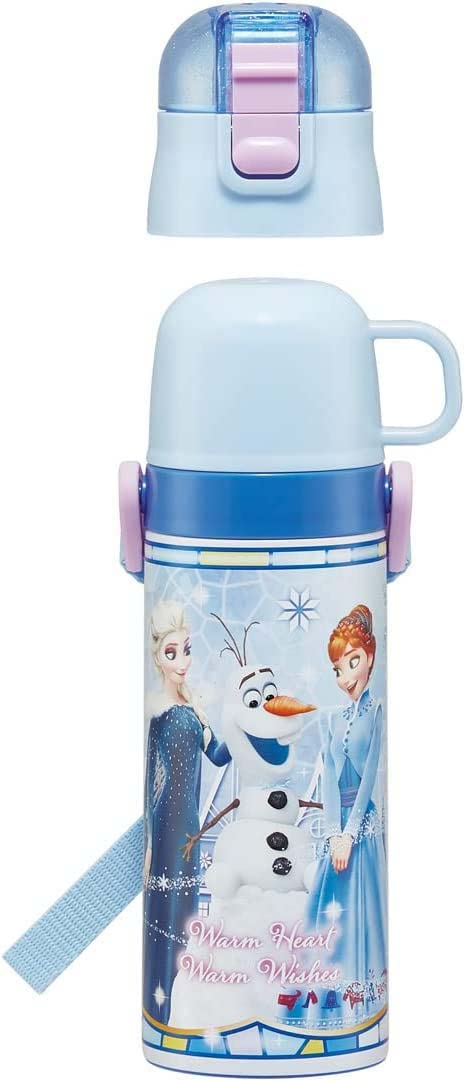 Skater Disney Frozen Kids' Stainless Steel Thermal Water Bottle 470ml Lightweight & Insulated- Japan Figure Store - #1 Bring To You The Best Japanese Goods