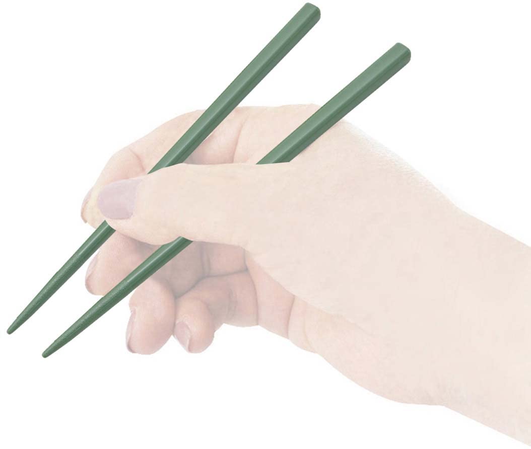 Antibacterial Skater Chopstick and Case Set 18cm Adult Size Sage Green Made in Japan- Japan Figure Store - #1 Bring To You The Best Japanese Goods