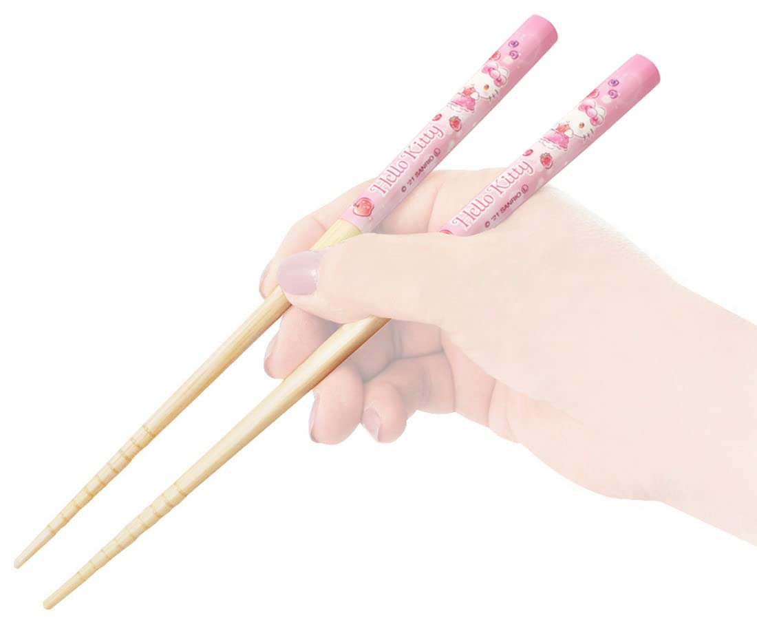 Skater Bamboo Chopsticks 16.5cm Kitty Sweets Design Sanrio Made in Japan- Japan Figure Store - #1 Bring To You The Best Japanese Goods