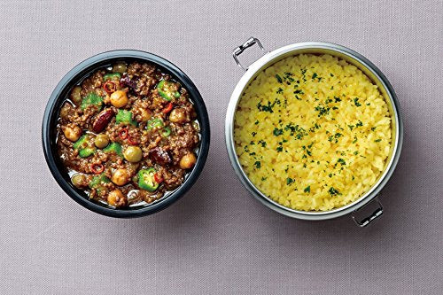 Skater Large Capacity 840ml Stainless Steel Lunch Box Vacuum Insulated Rice Bowl Carbon Tone- Japan Figure Store - #1 Bring To You The Best Japanese Goods