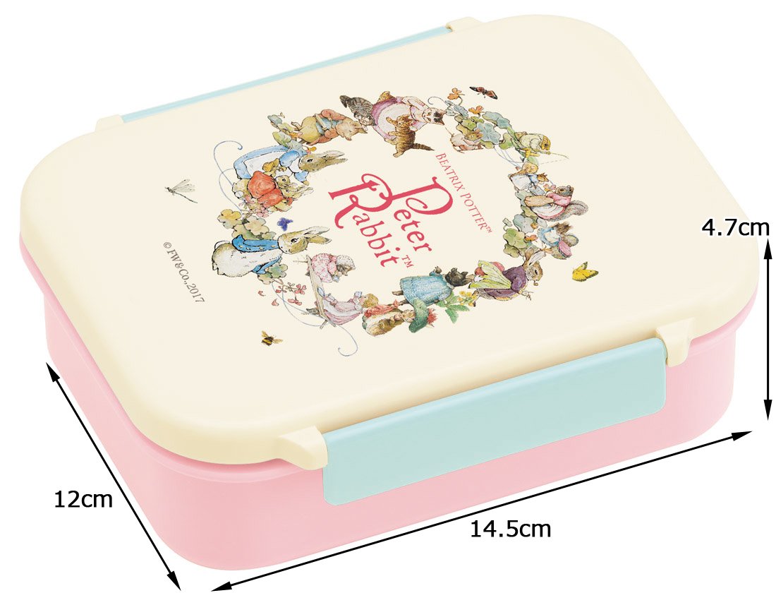 Skater Peter Rabbit 430ml Dishwasher Safe Tightwear Container- Japan Figure Store - #1 Bring To You The Best Japanese Goods