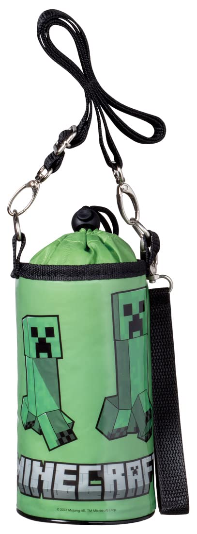 Skater Minecraft-themed 500ml Durable Enamel Plastic Bottle Case- Japan Figure Store - #1 Bring To You The Best Japanese Goods