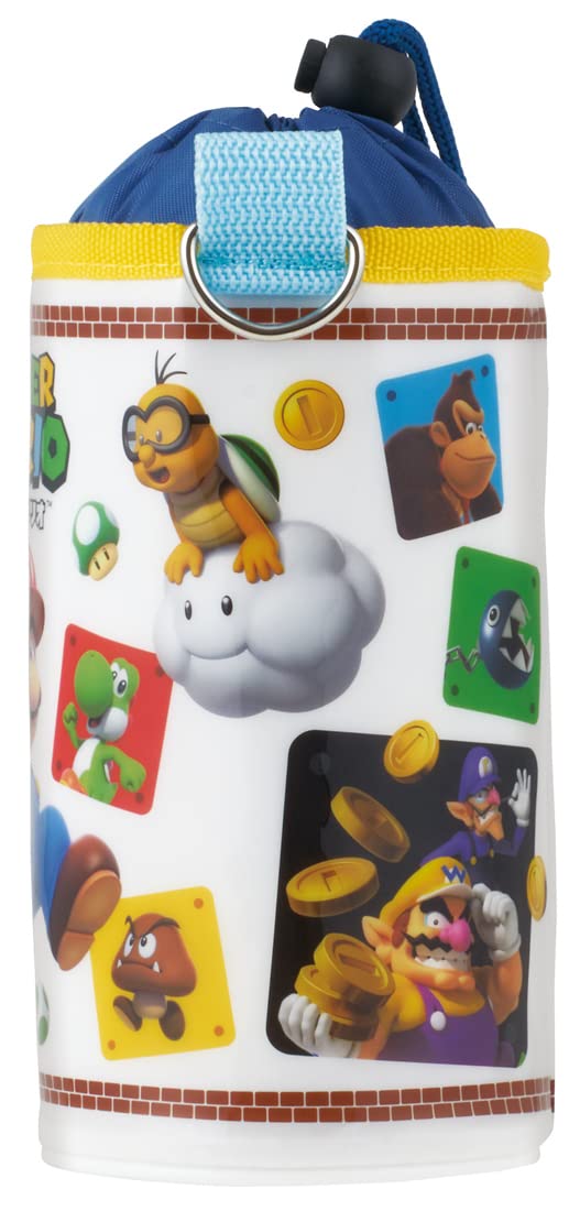 Skater Super Mario 500ml Plastic Enamel Bottle Case Pvpc6-A- Japan Figure Store - #1 Bring To You The Best Japanese Goods