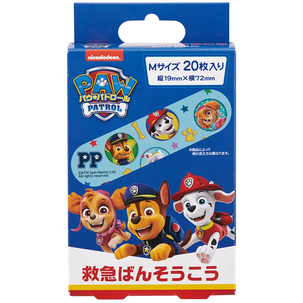 Skater Paw Patrol First Aid Bandage Pack of 20 Made in Japan- Japan Figure Store - #1 Bring To You The Best Japanese Goods
