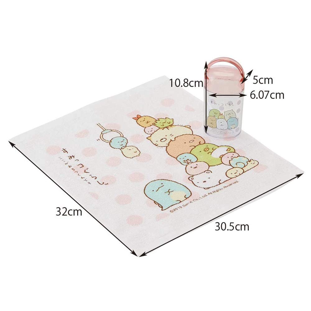Skater Sumikko Gurashi Hand Towel Set (32 X 30.5 cm) with Case - OA5- Japan Figure Store - #1 Bring To You The Best Japanese Goods