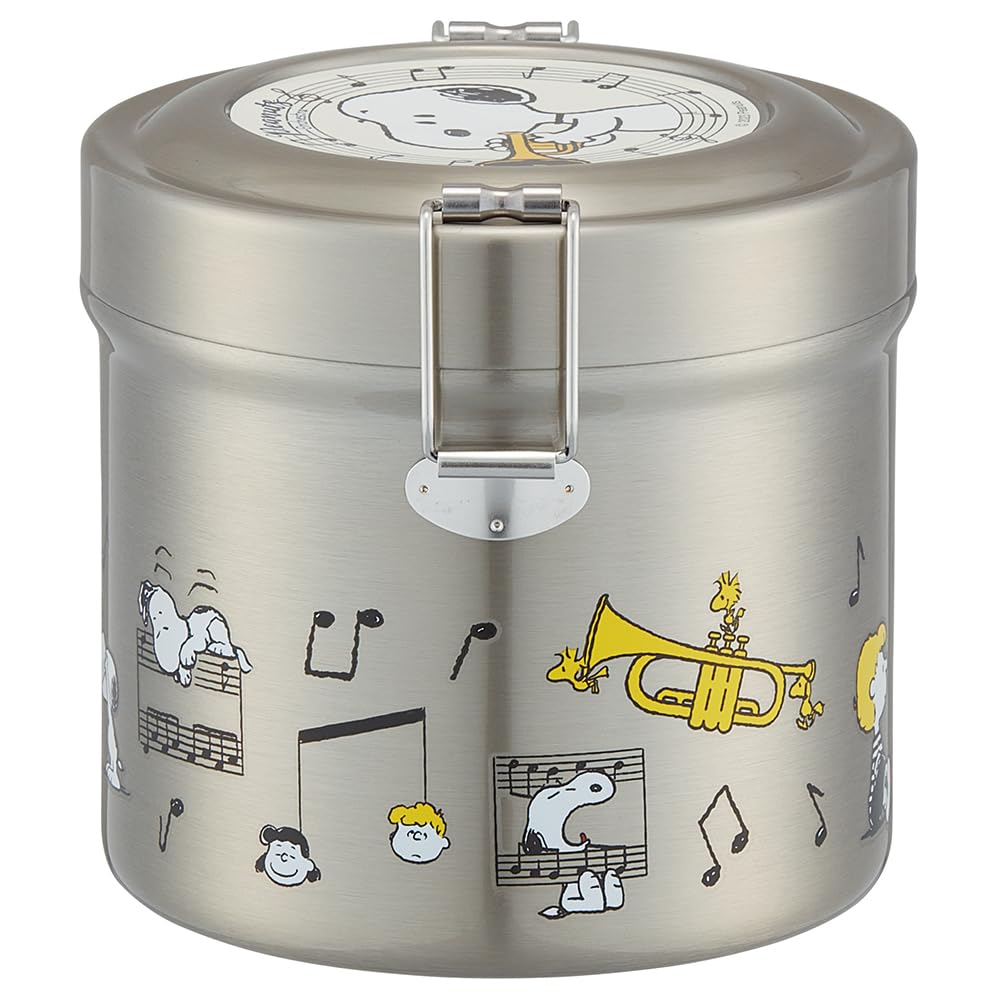 Skater Ultra-Light Stainless Steel 640ml Insulated Lunch Box Snoopy Orchestra- Japan Figure Store - #1 Bring To You The Best Japanese Goods