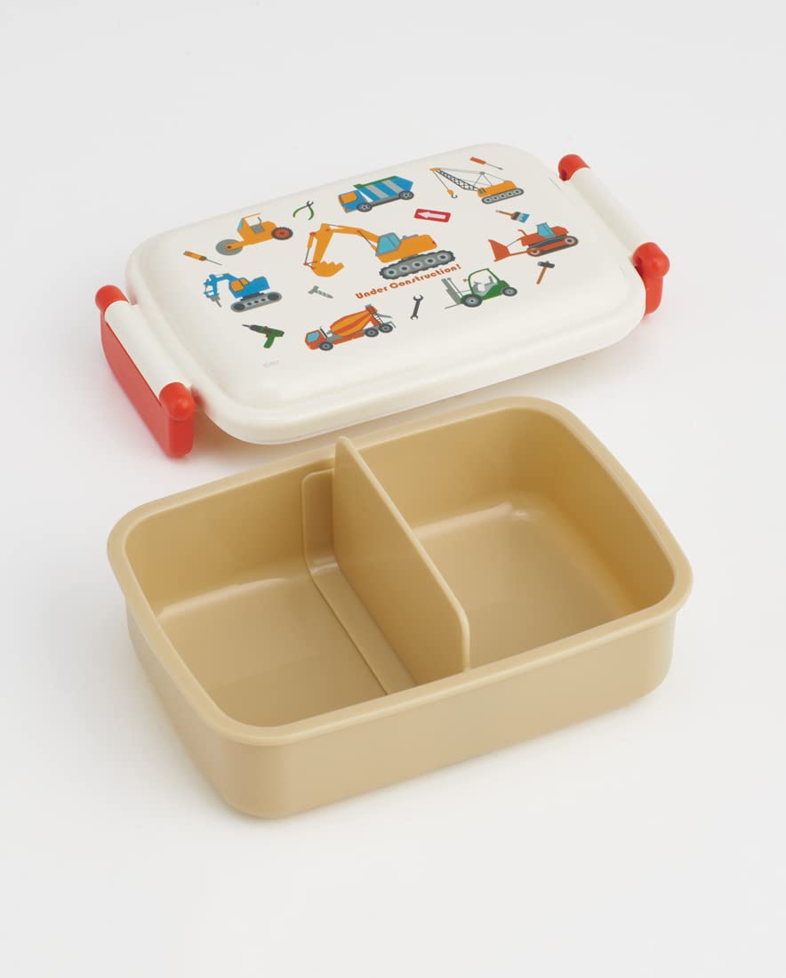 Skater Kids Lunch Box 450ml Antibacterial Working Car Design Made in Japan- Japan Figure Store - #1 Bring To You The Best Japanese Goods