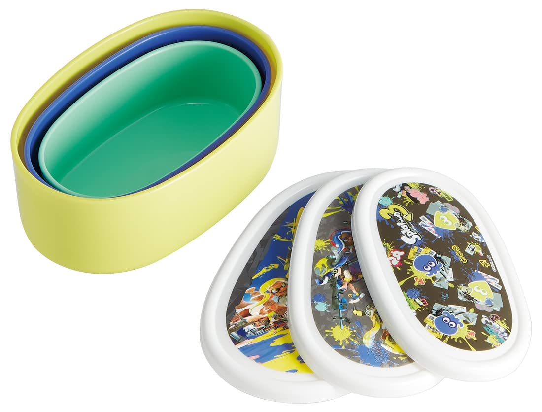 Skater Splatoon 3 Lunch Box Set - 860ml Sealable Storage Containers Made in Japan Srs3Sag-A- Japan Figure Store - #1 Bring To You The Best Japanese Goods