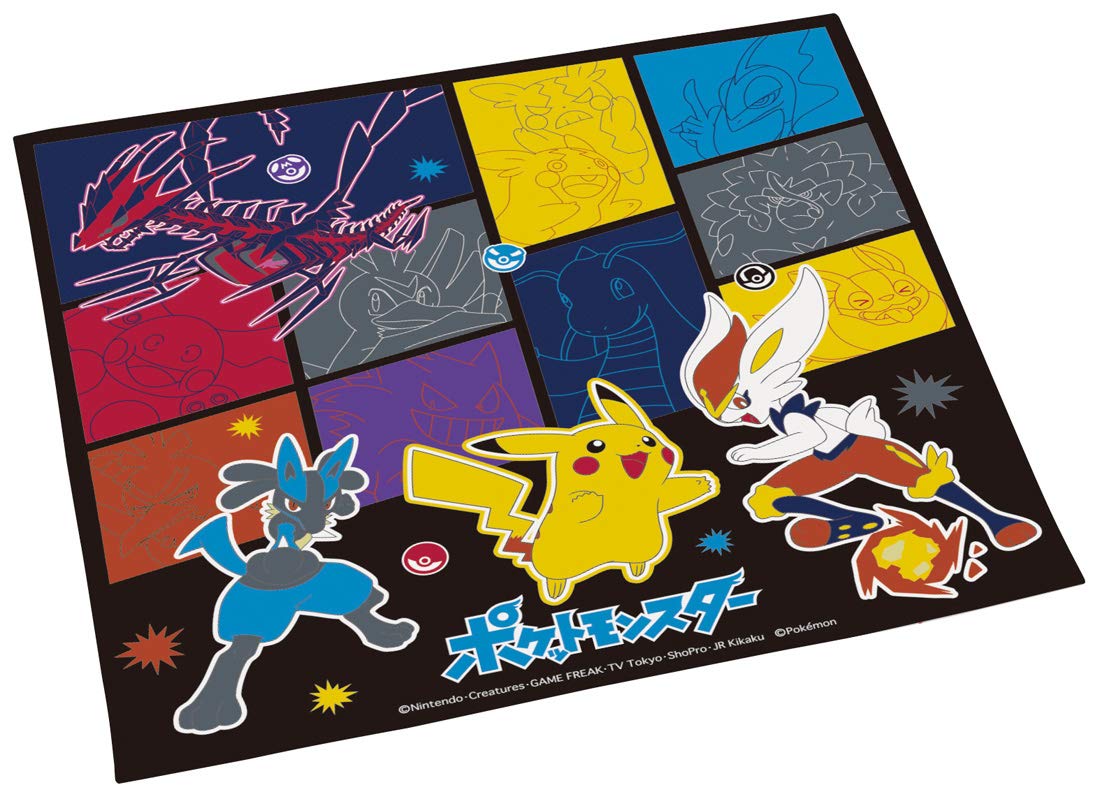 Skater Pokemon Pocket Monsters Lunch Cloth 43x43cm Made in Japan- Japan Figure Store - #1 Bring To You The Best Japanese Goods