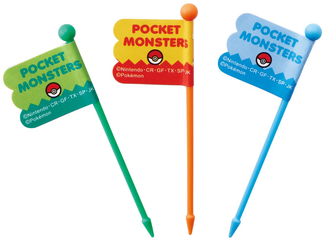 Skater Pokemon Lunch Picks 9-Pack Skater Lkp4-A for Bento Box- Japan Figure Store - #1 Bring To You The Best Japanese Goods