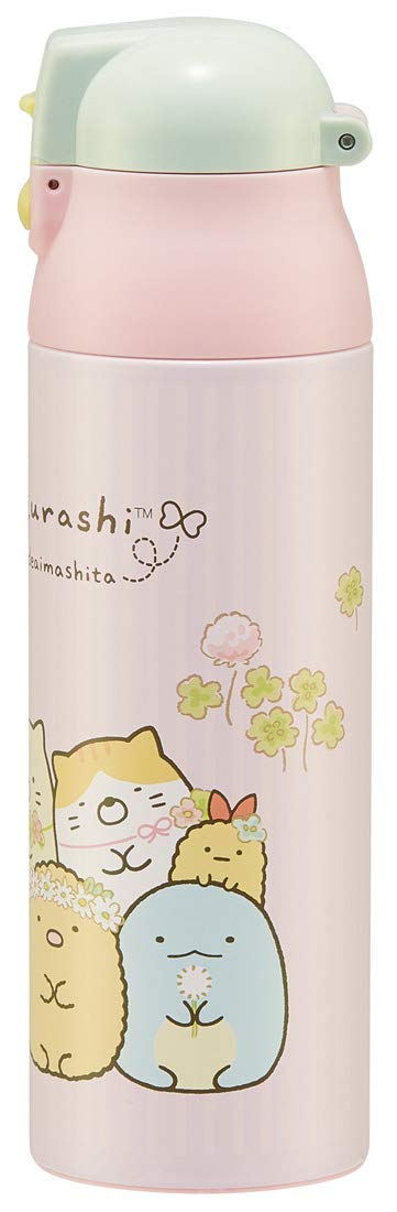 Skater 490ml Insulated Stainless Steel Water Bottle - Sumikko Gurashi Cat Siblings- Japan Figure Store - #1 Bring To You The Best Japanese Goods