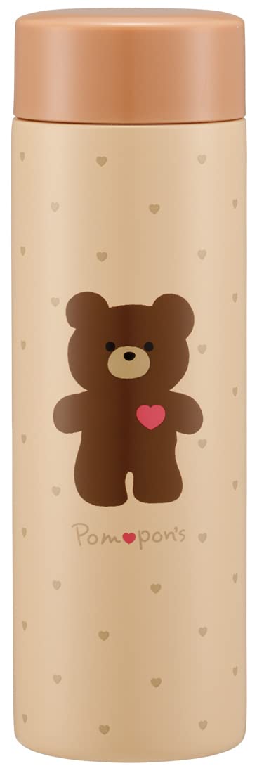 Skater Pompon's Bear 350ml Lightweight Stainless Steel Water Bottle Styl4-A- Japan Figure Store - #1 Bring To You The Best Japanese Goods
