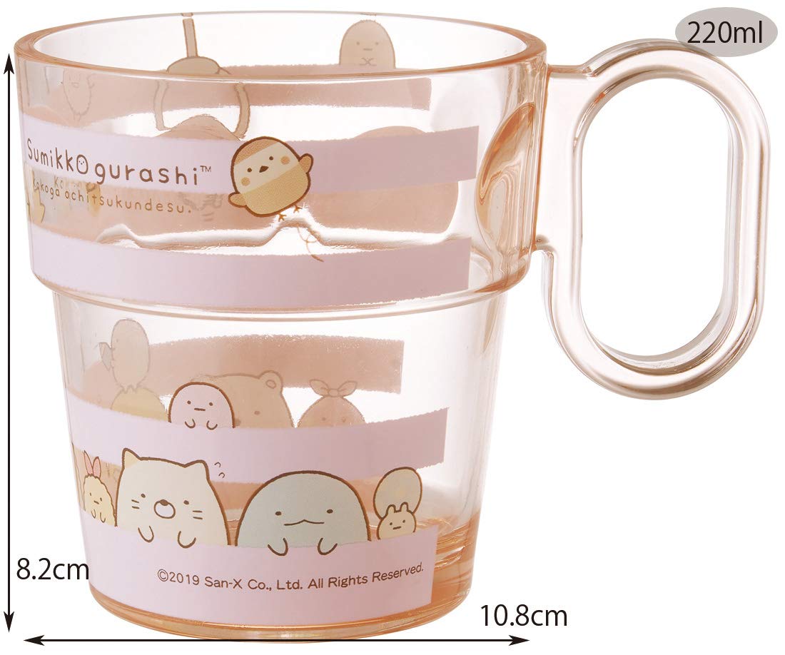 Skater Sumikko Gurashi Acrylic Mug Cup 220ml - Skater Brand KSA1- Japan Figure Store - #1 Bring To You The Best Japanese Goods