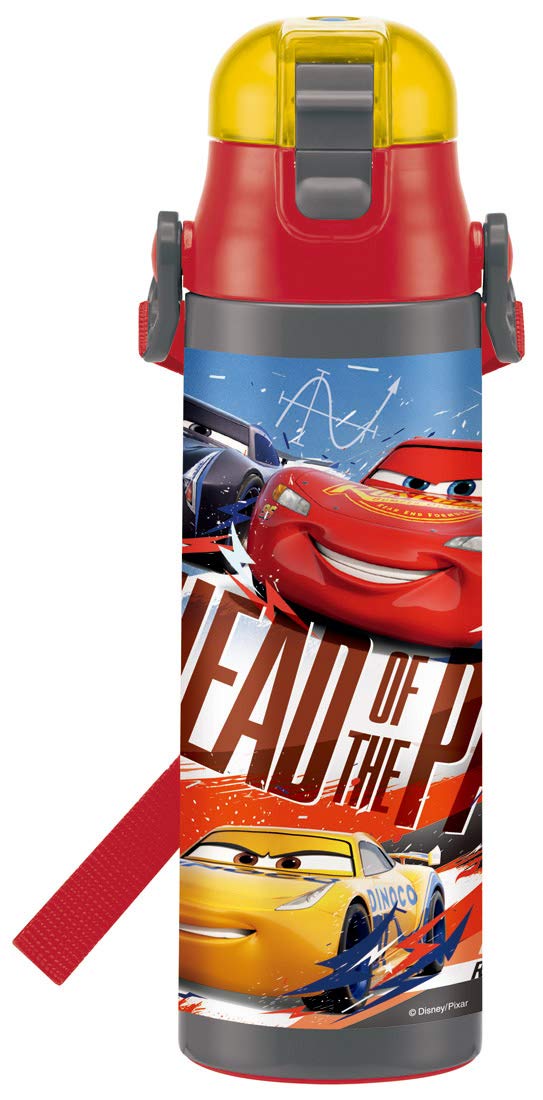 Skater Disney Cars 19 Stainless Steel Sports Water Bottle 580ml - Direct Drinking SDC6N- Japan Figure Store - #1 Bring To You The Best Japanese Goods
