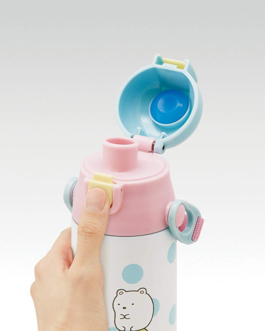 Skater Sumikko Gurashi Stainless Steel Sport Water Bottle Direct Drinking 580ml - Sdc6N- Japan Figure Store - #1 Bring To You The Best Japanese Goods