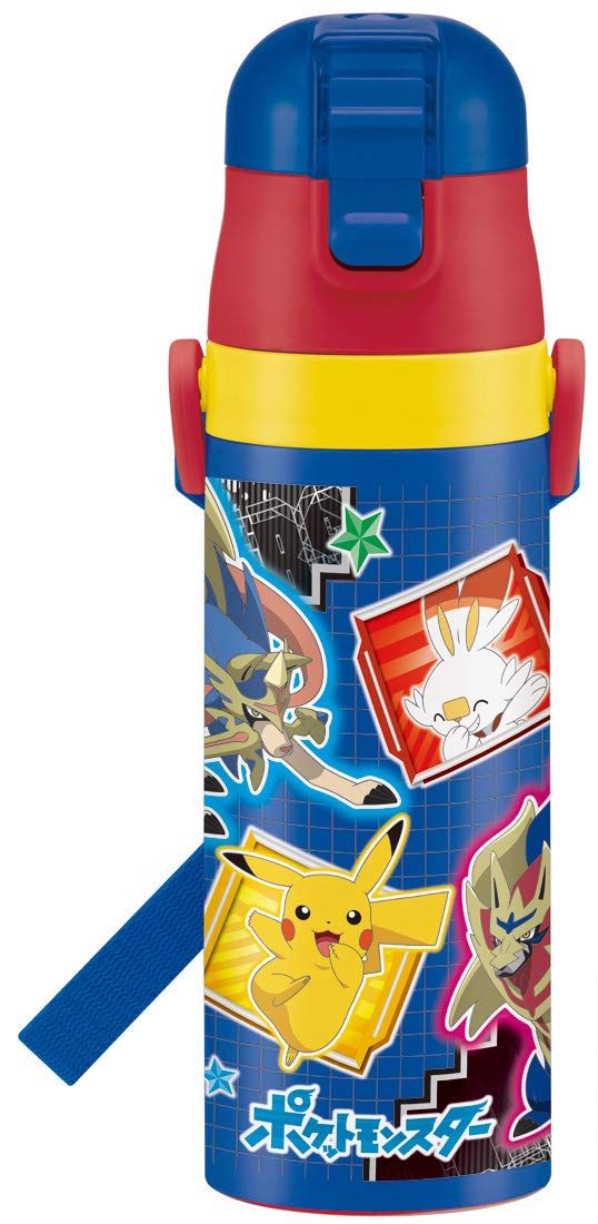 Skater Pokemon Stainless Steel Water Bottle Sports Bottle for Kids 470ml- Japan Figure Store - #1 Bring To You The Best Japanese Goods