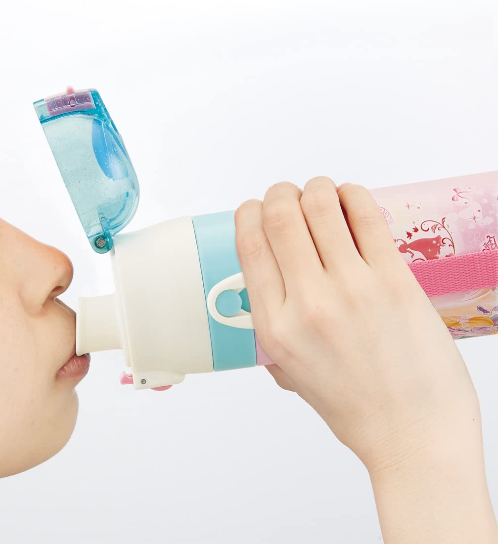 Skater Disney Princess 470ml Stainless Steel Water Bottle for Girls - Sdc4-A- Japan Figure Store - #1 Bring To You The Best Japanese Goods