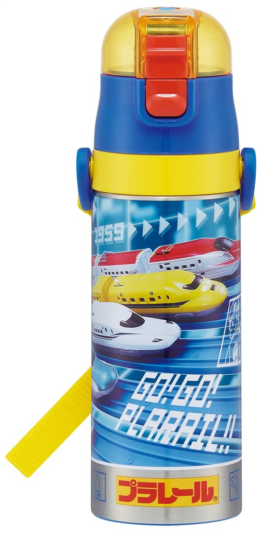 Skater Boys Stainless Steel 470Ml Water Bottle for Kids Plarail 22 Sdc4-A- Japan Figure Store - #1 Bring To You The Best Japanese Goods