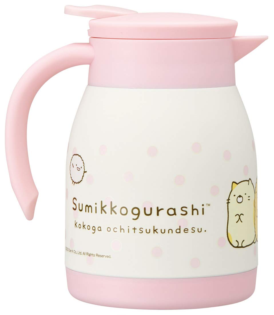 Skater Sumikko Gurashi 600ml Stainless Steel Double-Walled Vacuum Tabletop Thermos- Japan Figure Store - #1 Bring To You The Best Japanese Goods