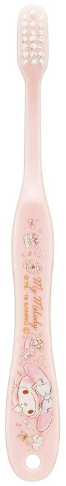 Skater My Melody Flower Wreath Toothbrush Normal Bristle 15.5cm for Children (6-12 Years)- Japan Figure Store - #1 Bring To You The Best Japanese Goods
